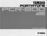 Yamaha PCR-800 Owner's manual