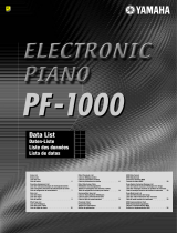 Yamaha PF-1000 Datasheet