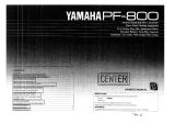 Yamaha PF-800 Owner's manual