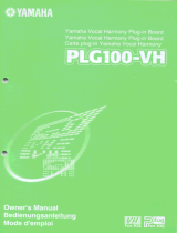 Yamaha PLG100 User manual