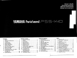 Yamaha PortaSound PSS-9 Owner's manual