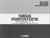Yamaha PortaTone PSR-11 Owner's manual