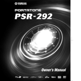 Yamaha Portatone PSR-292 User manual