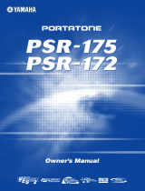 Yamaha PSR-175 User manual