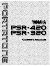 Yamaha PSR-420 Owner's manual