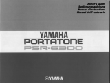Yamaha PSR-6300 Owner's manual
