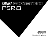 Yamaha PSR-8 Owner's manual