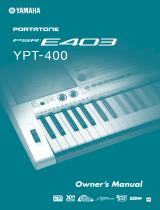 Yamaha PSR-E403 - YPT400 Owner's manual