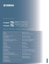 Yamaha PSR-S900 Datasheet