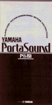 Yamaha PSS-150 Owner's manual