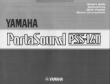 Yamaha PSS-160 Owner's manual