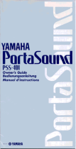 Yamaha PSS-401 Owner's manual