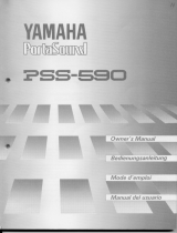 Yamaha PSS-590 Owner's manual