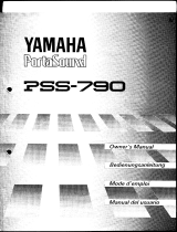 Yamaha PSS-790 Owner's manual