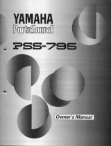 Yamaha PSS-795 Owner's manual
