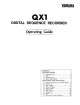 Yamaha QX1 User guide
