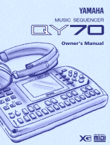Yamaha QY70 User manual