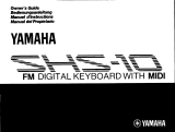 Yamaha SHS-10 Owner's manual