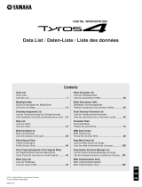 Yamaha TYROS 4 Owner's manual