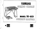 Yamaha YC-45D Owner's manual