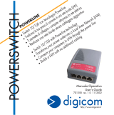Digicom Power SWITCH 10-100 User manual