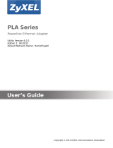 ZyXEL PLA SERIES User manual