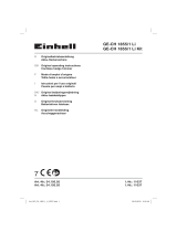 EINHELL GE-CH 1855/1 Li-Solo User manual
