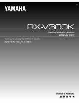 Yamaha RX-300 Owner's manual