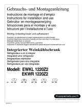 K&#252;ppersbusch EWKR1220Z2 User manual