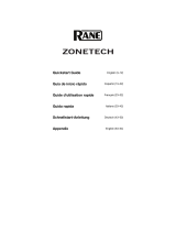 Rane ZONETECH Quick start guide