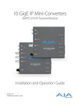 AJA IPT-10G2-HDMI User manual