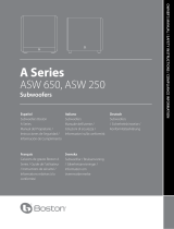 Boston Acoustics ASW 250 User manual