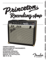 Fender Musical Instrument Amplifier PR 524 User manual