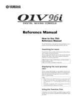 Yamaha 01V96i User manual