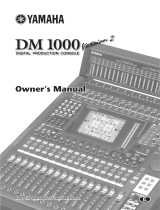 Yamaha DM1000 User manual