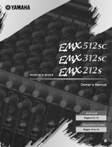 Yamaha EMX 312 Owner's manual