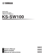 Yamaha KS-SW100 Owner's manual