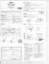 Yamaha YT-1000 Owner's manual