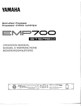 Yamaha EMP700 Owner's manual