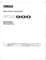 Yamaha FX900 Owner's manual