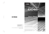 Yamaha GO46 Owner's manual