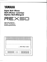 Yamaha REX50 Owner's manual