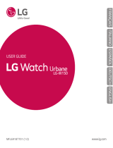 LG Série G Watch Urbane Luxe Operating instructions