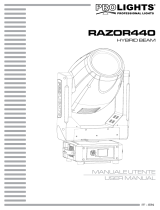 ProLights RAZOR440 User manual