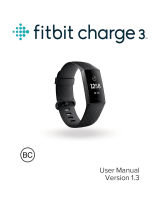 Fitbit Charge 3 User manual