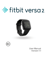 Fitbit Zip Versa FB505 User manual