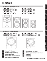 Yamaha Powered Loudspeaker Subwoofer Owner's manual