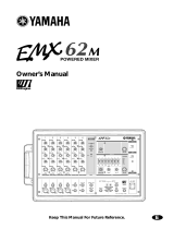 Yamaha EMX62M Owner's manual