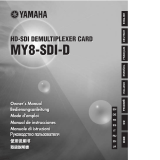 Yamaha MY8 User manual