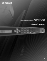 Yamaha SP2060 V1 Owner's manual